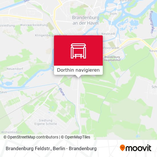 Brandenburg Feldstr. Karte