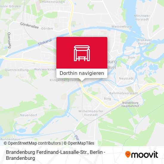 Brandenburg Ferdinand-Lassalle-Str. Karte