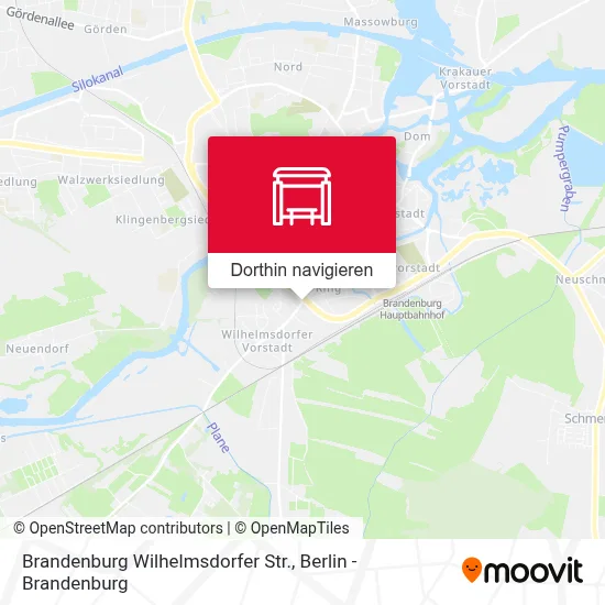 Brandenburg Wilhelmsdorfer Str. Karte