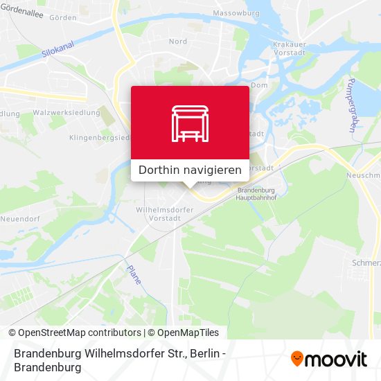 Brandenburg Wilhelmsdorfer Str. Karte