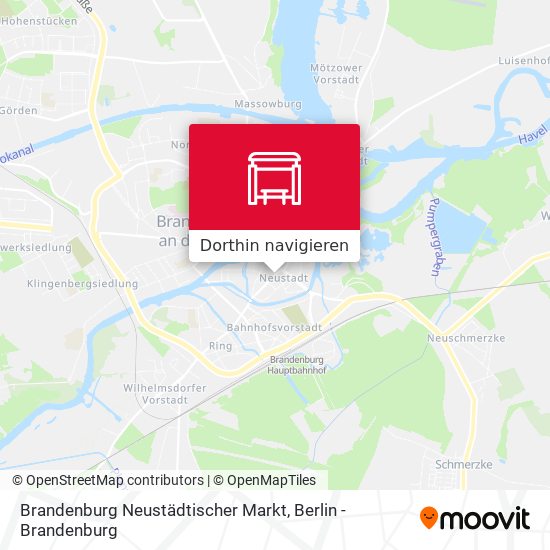 Brandenburg Neustädtischer Markt Karte