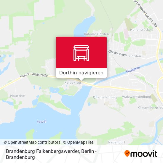 Brandenburg Falkenbergswerder Karte