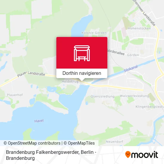 Brandenburg Falkenbergswerder Karte