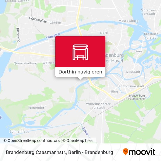 Brandenburg Caasmannstr. Karte