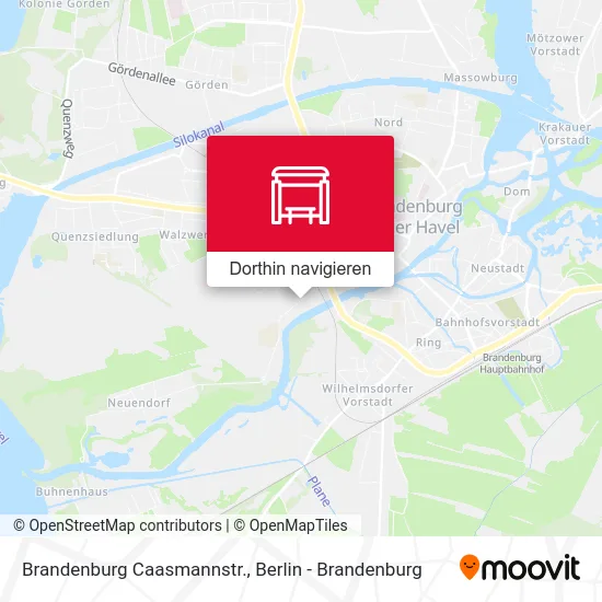 Brandenburg Caasmannstr. Karte