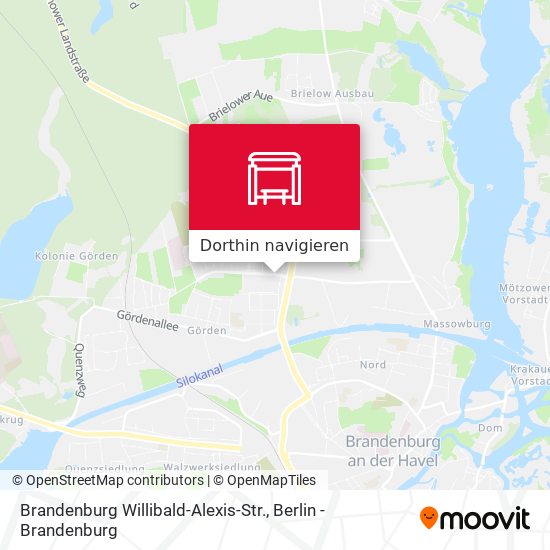 Brandenburg Willibald-Alexis-Str. Karte
