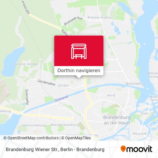 Brandenburg Wiener Str. Karte
