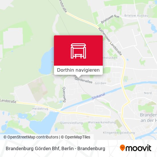 Brandenburg Görden Bhf Karte
