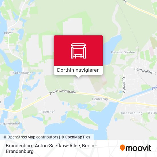 Brandenburg Anton-Saefkow-Allee Karte