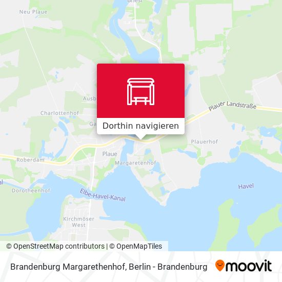 Brandenburg Margarethenhof Karte