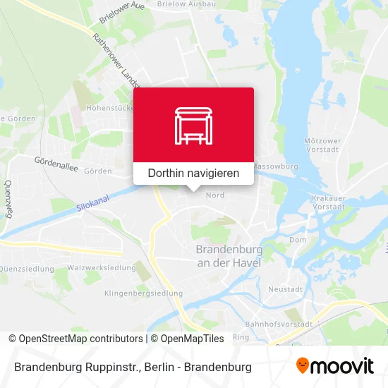 Brandenburg Ruppinstr. Karte