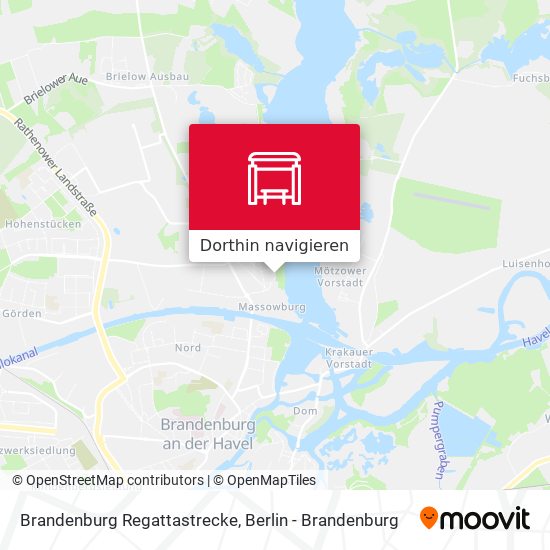 Brandenburg Regattastrecke Karte