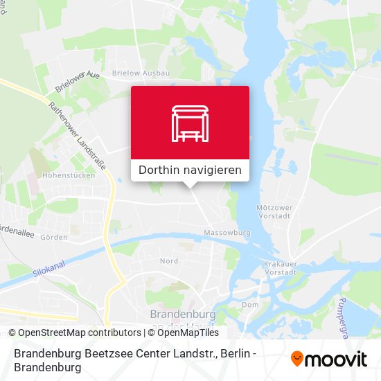 Brandenburg Beetzsee Center Landstr. Karte