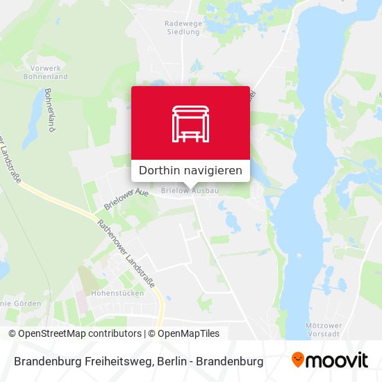 Brandenburg Freiheitsweg Karte