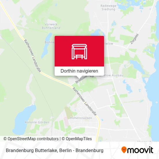 Brandenburg Butterlake Karte
