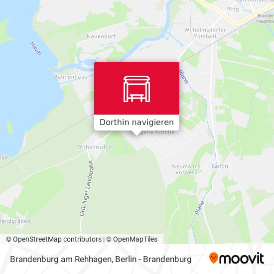 Brandenburg am Rehhagen Karte
