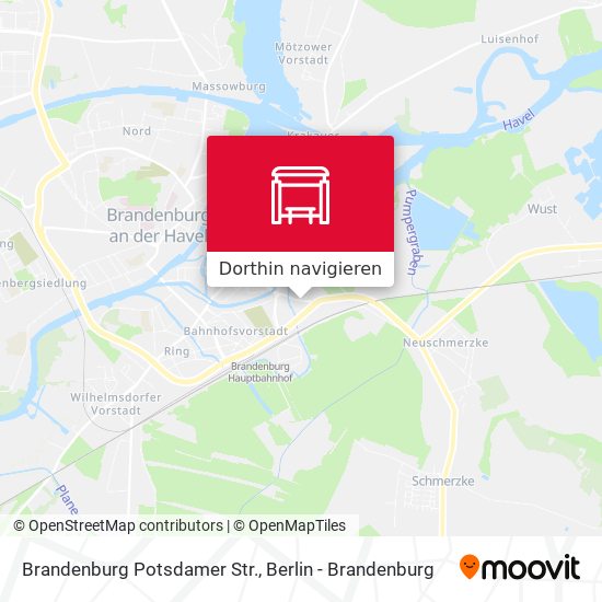 Brandenburg Potsdamer Str. Karte