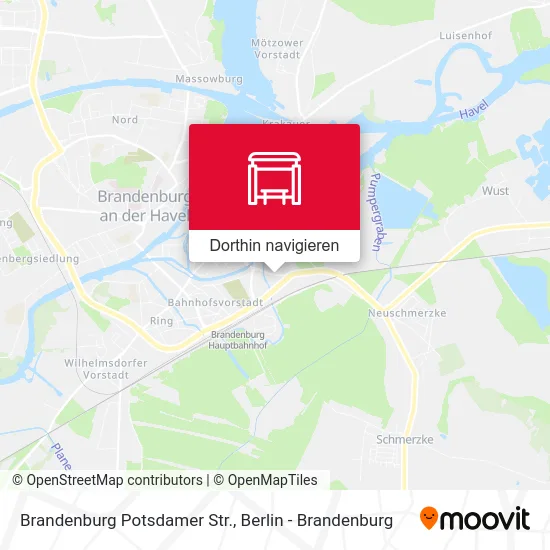 Brandenburg Potsdamer Str. Karte