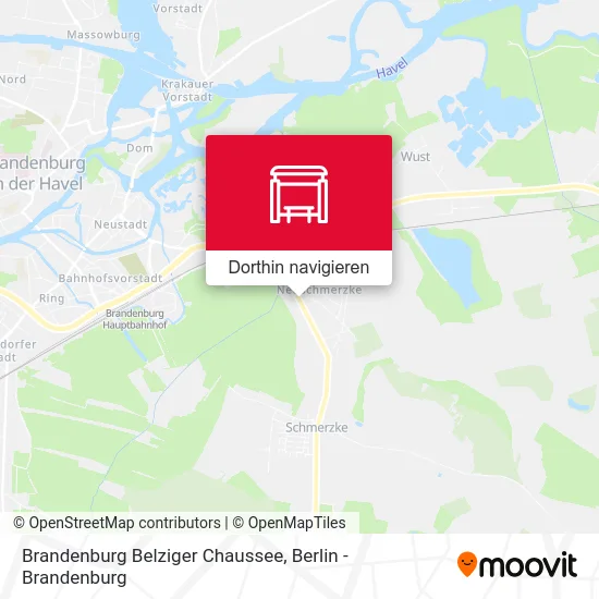 Brandenburg Belziger Chaussee Karte