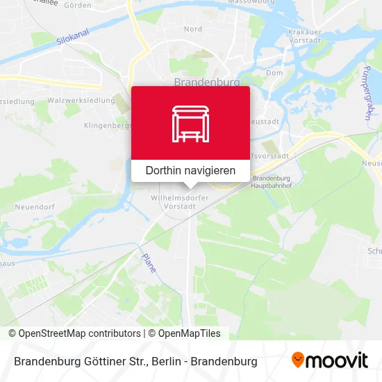 Brandenburg Göttiner Str. Karte