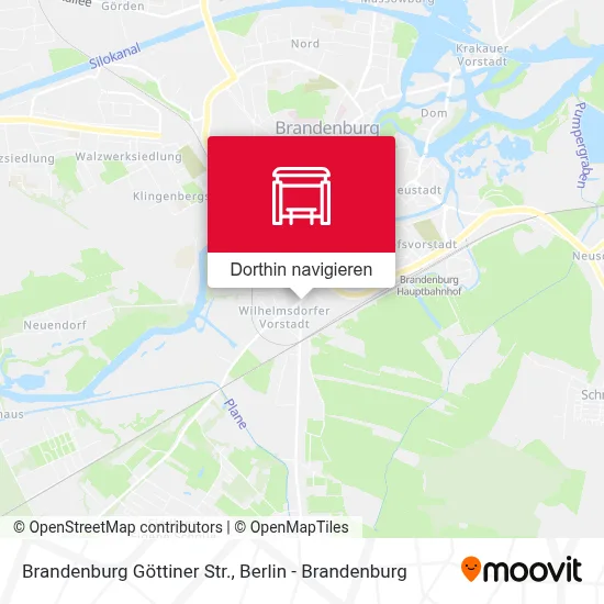 Brandenburg Göttiner Str. Karte