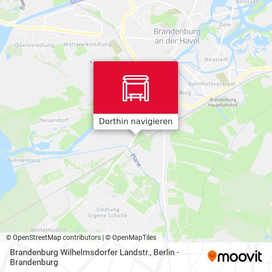 Brandenburg Wilhelmsdorfer Landstr. Karte