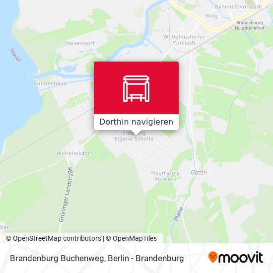 Brandenburg Buchenweg Karte