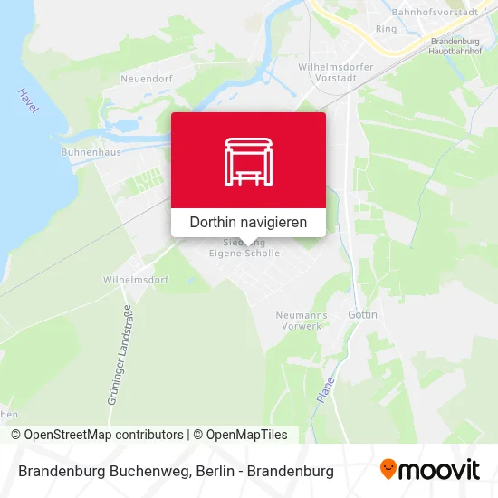 Brandenburg Buchenweg Karte