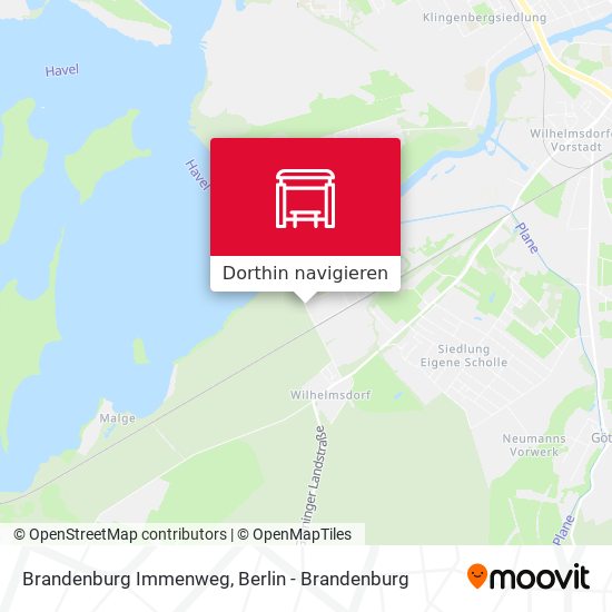 Brandenburg Immenweg Karte
