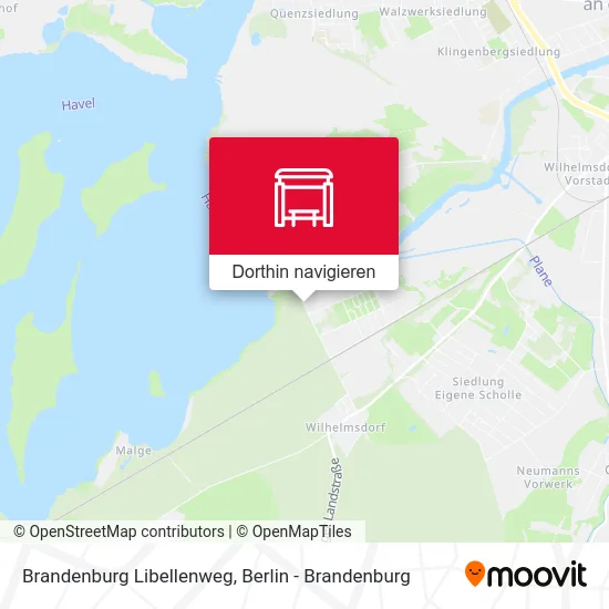Brandenburg Libellenweg Karte
