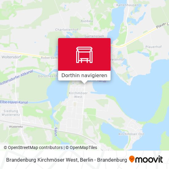Brandenburg Kirchmöser West Karte