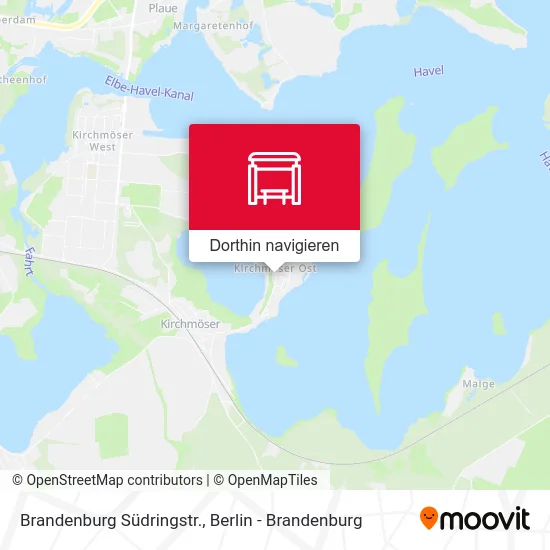 Brandenburg Südringstr. Karte