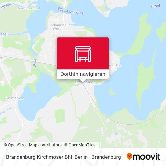 Brandenburg Kirchmöser Bhf Karte
