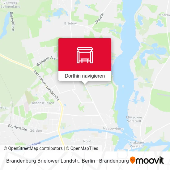 Brandenburg Brielower Landstr. Karte