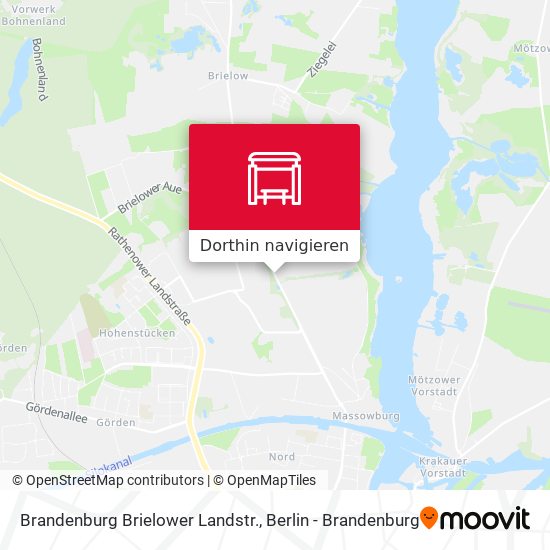 Brandenburg Brielower Landstr. Karte