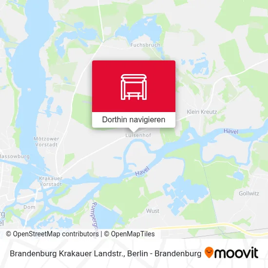 Brandenburg Krakauer Landstr. Karte