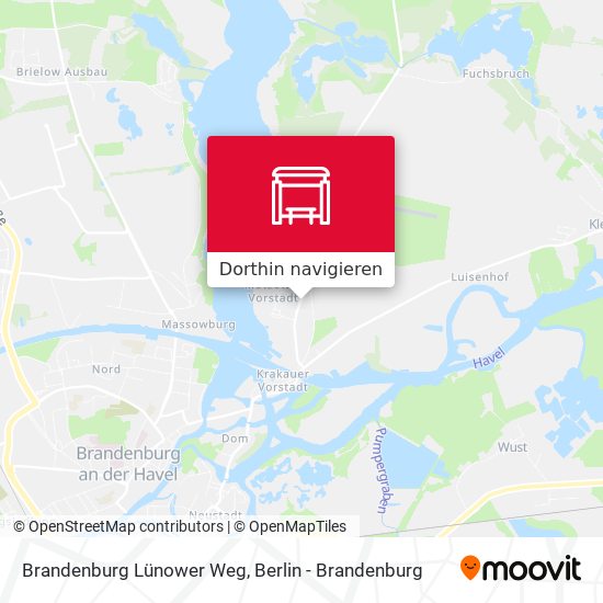 Brandenburg Lünower Weg Karte