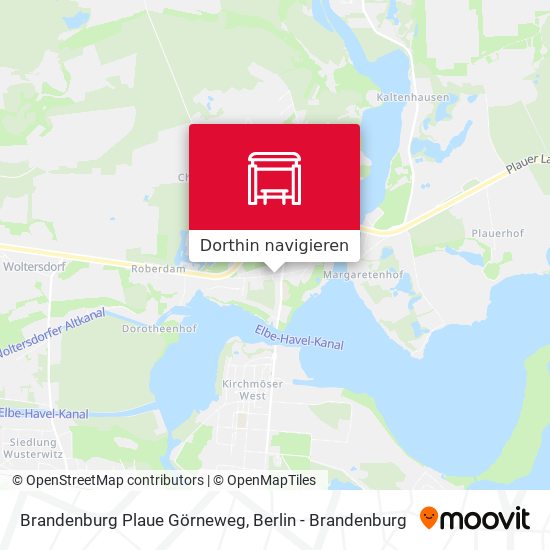 Brandenburg Plaue Görneweg Karte