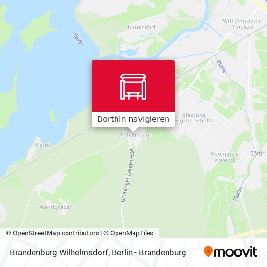 Brandenburg Wilhelmsdorf Karte