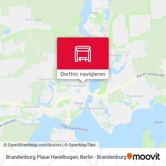 Brandenburg Plaue Havelbogen Karte