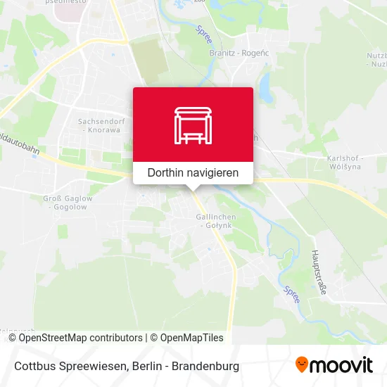 Cottbus Spreewiesen Karte