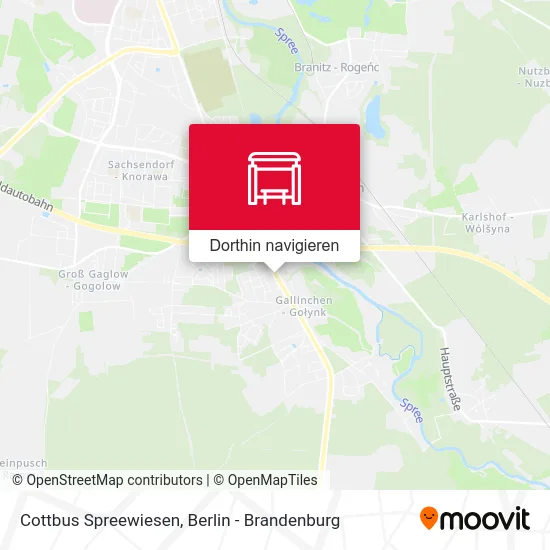 Cottbus Spreewiesen Karte