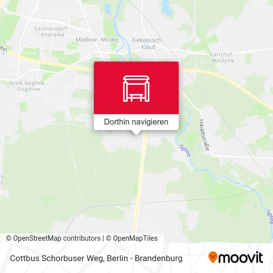 Cottbus Schorbuser Weg Karte