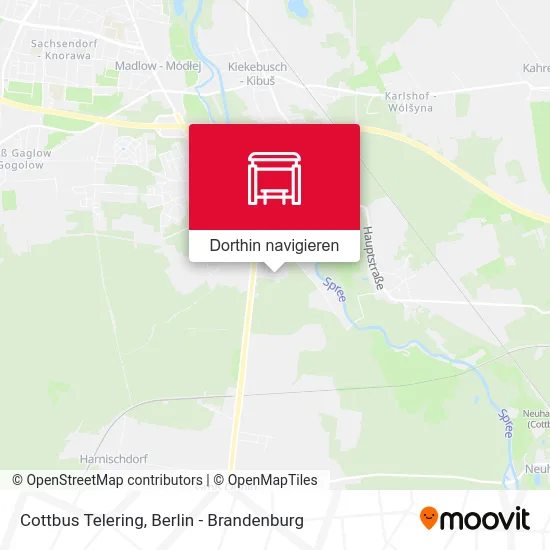 Cottbus Telering Karte