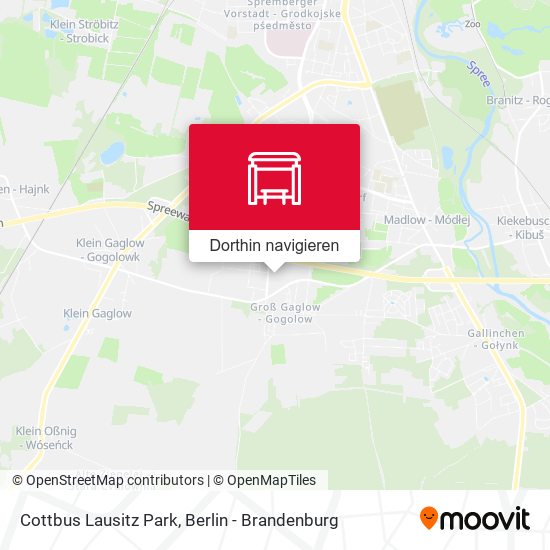 Cottbus Lausitz Park Karte