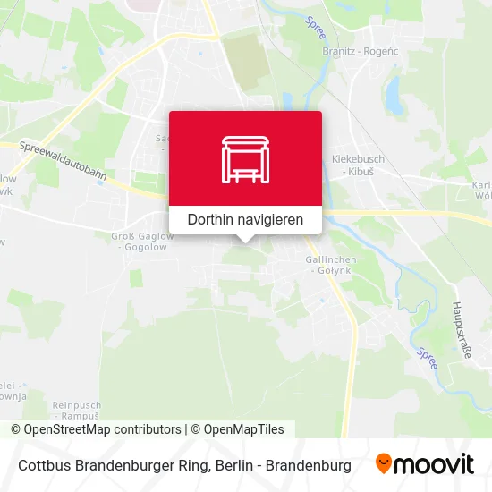 Cottbus Brandenburger Ring Karte