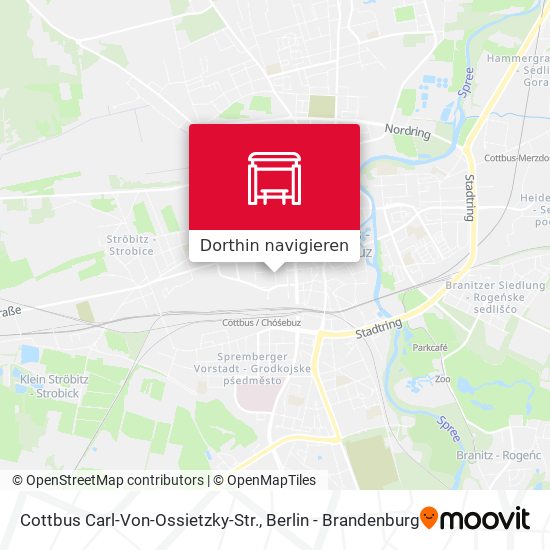 Cottbus Carl-Von-Ossietzky-Str. Karte