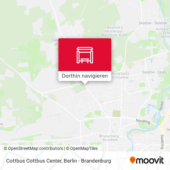 Cottbus Cottbus Center Karte