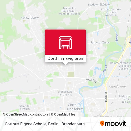 Cottbus Eigene Scholle Karte