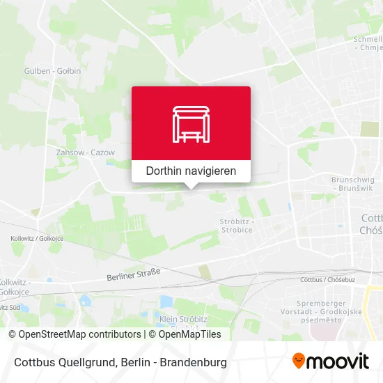 Cottbus Quellgrund Karte
